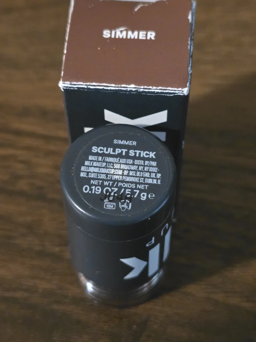 Milk Makeup Sculpt Stick Simmer Contour Stick NIB MSRP $24